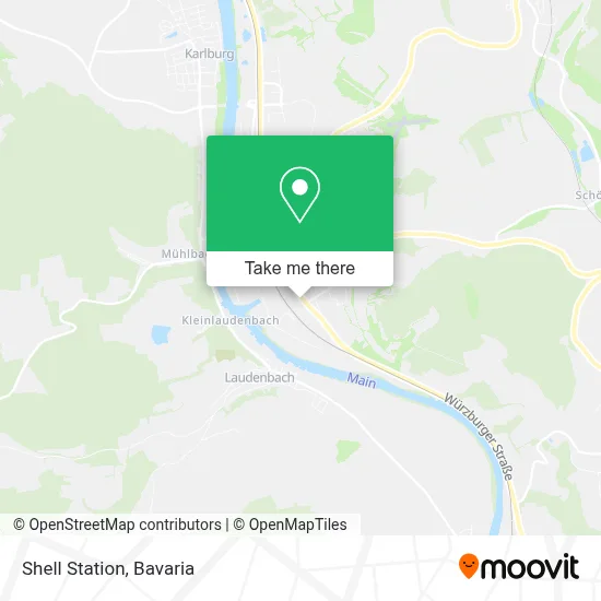 Shell Station map