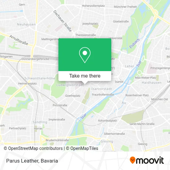 Parus Leather map