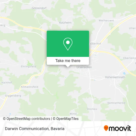 Darwin Communication map