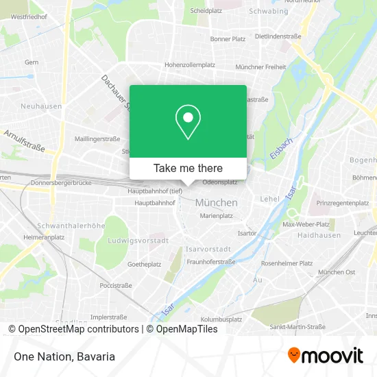 One Nation map
