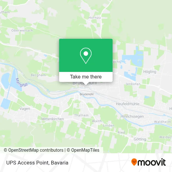 Ups Access Point map