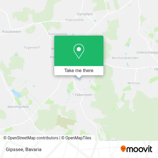 Gipssee map