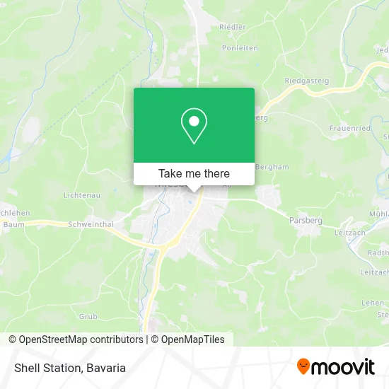Shell Station map