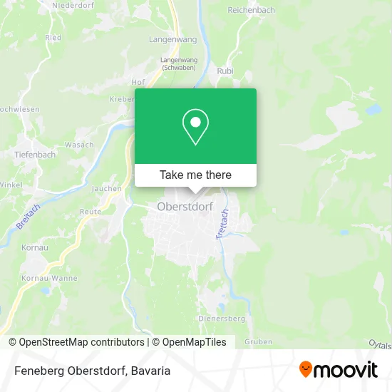 Feneberg Oberstdorf map
