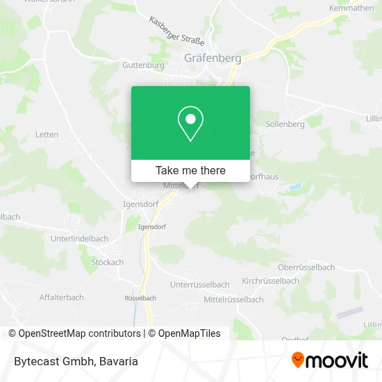 Bytecast Gmbh map