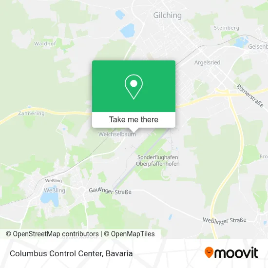 Columbus Control Center map