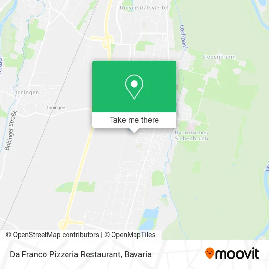 Ristorante Pizzeria Da Franco map