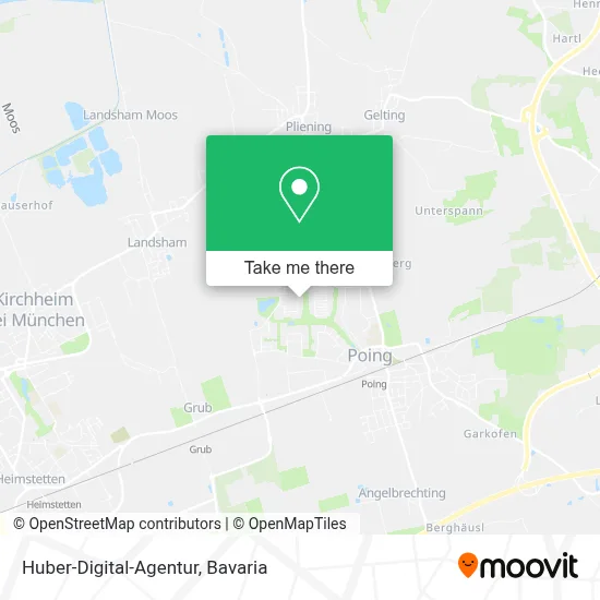 Huber-Digital-Agentur map