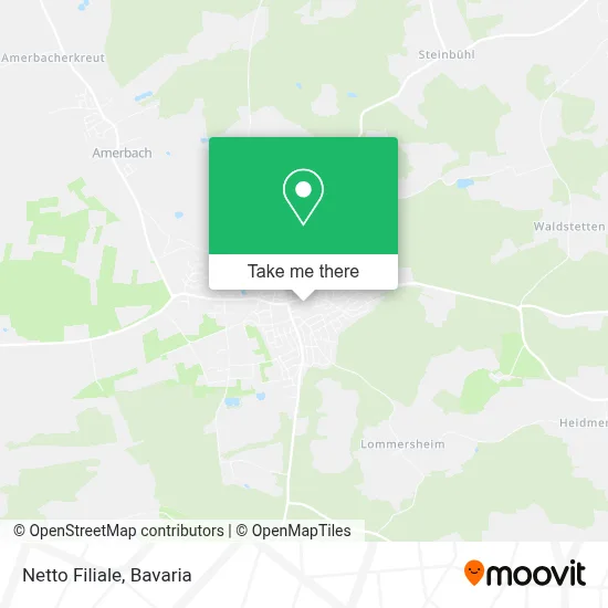 Netto Filiale map