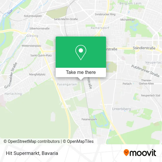 Hit Supermarkt map