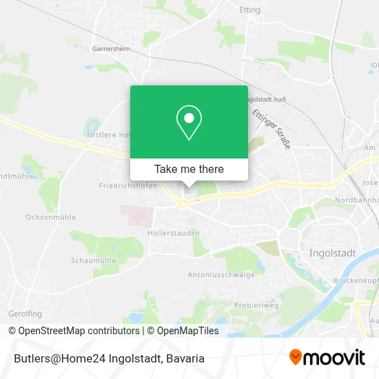 Butlers@Home24 Ingolstadt map
