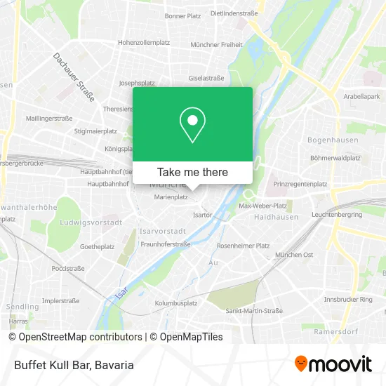 Buffet Kull Bar map