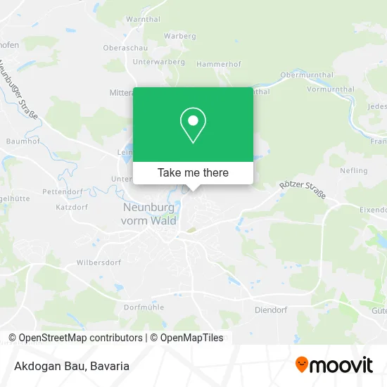 Akdogan Bau map