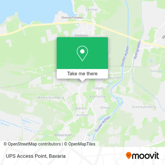 Ups Access Point map