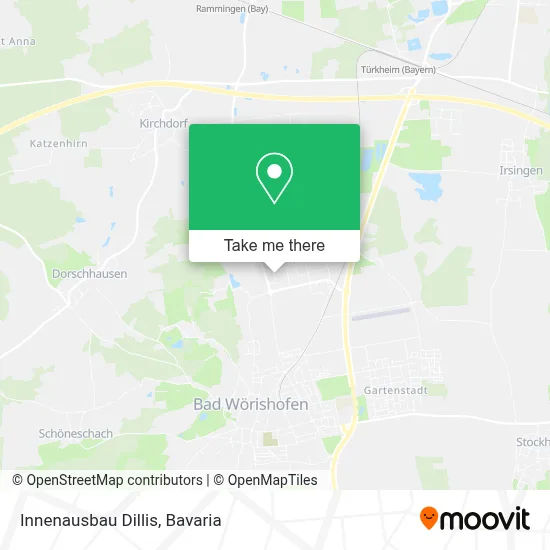 Innenausbau Dillis map