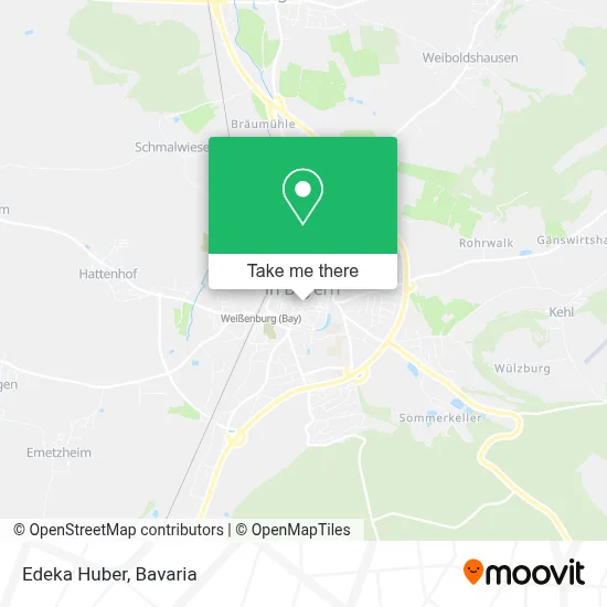 Edeka Huber map