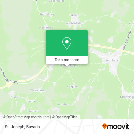 St. Joseph map