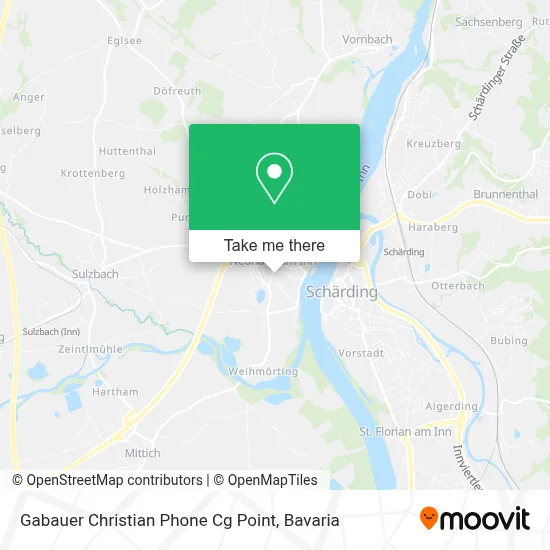 Gabauer Christian Phone Cg Point map