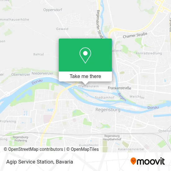Agip Service Station map