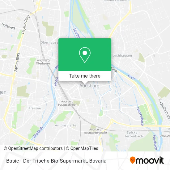 Basic - Der Frische Bio-Supermarkt map