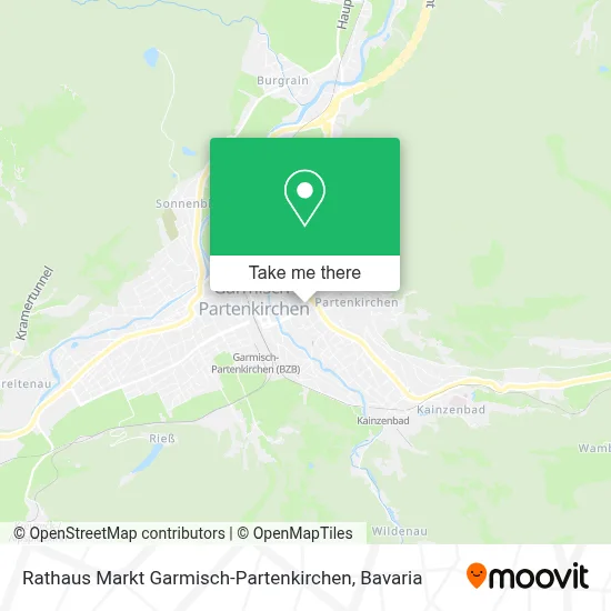 Rathaus Markt Garmisch-Partenkirchen map