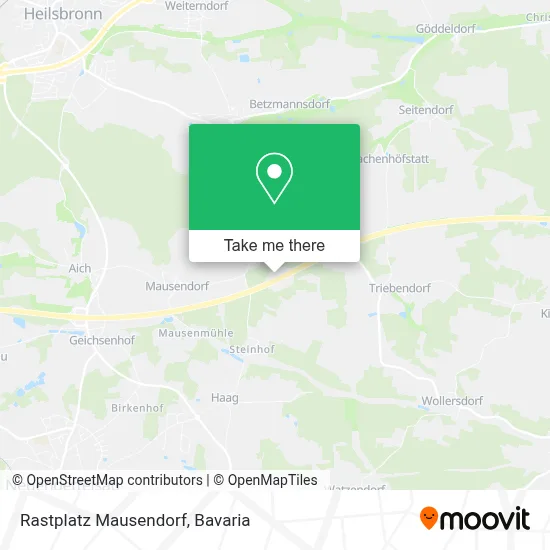 Rastplatz Mausendorf map