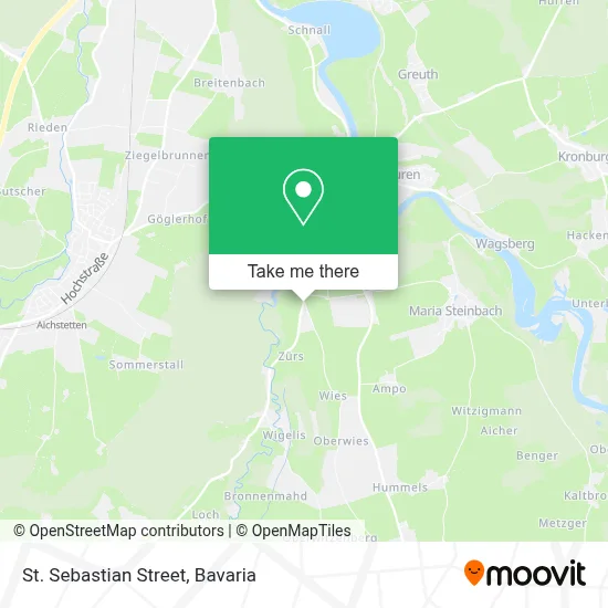 St. Sebastian map