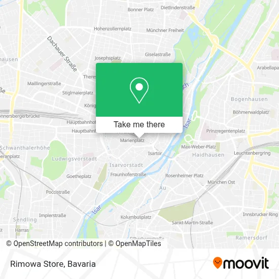 Rimowa Store map