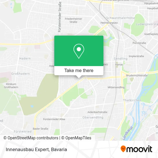Innenausbau Expert map