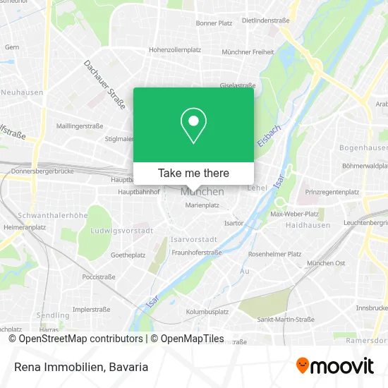 Rena Immobilien map