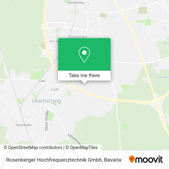 Rosenberger Hochfrequenztechnik Gmbh map