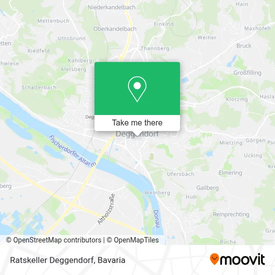 Ratskeller Deggendorf map