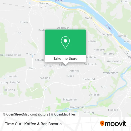 Time Out - Kaffee & Bar map