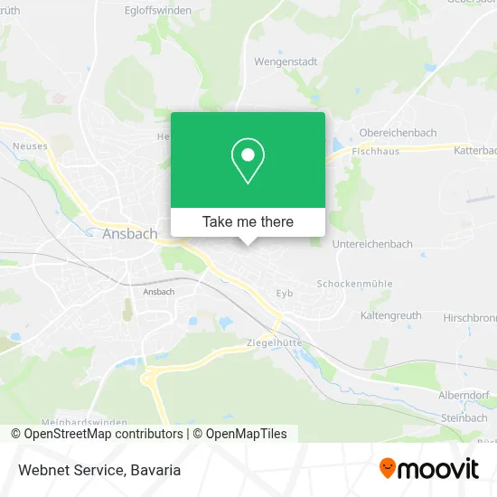 Webnet Service map