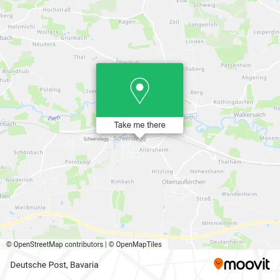 Deutsche Post map