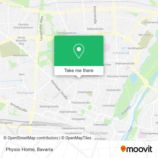 Physio Home map