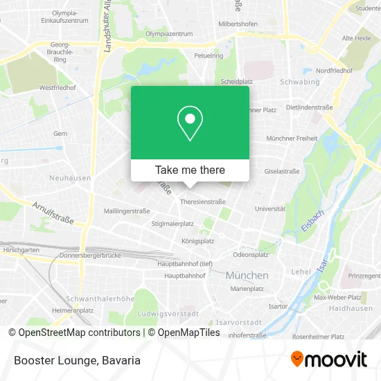 Booster Lounge map