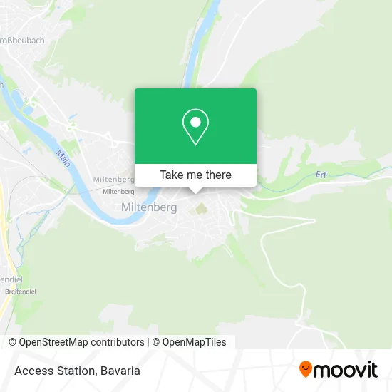 Access Station map