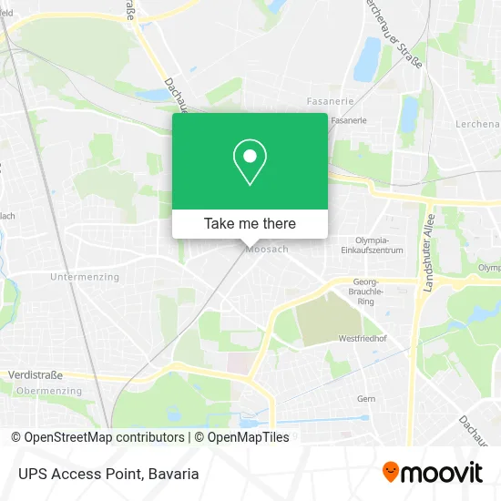 Ups Access Point map