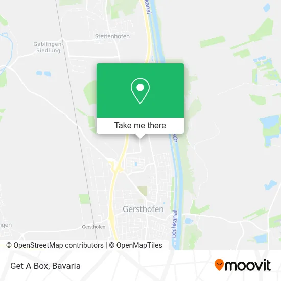 Get A Box map