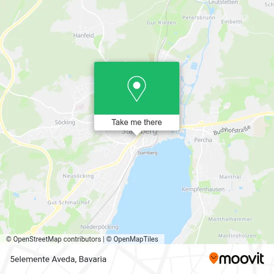 5elemente Aveda map