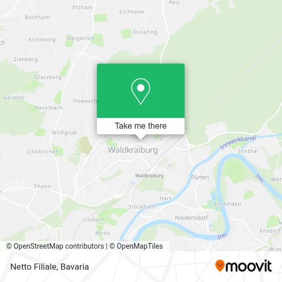 Netto Filiale map