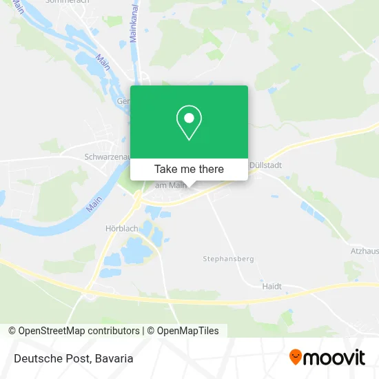Deutsche Post map