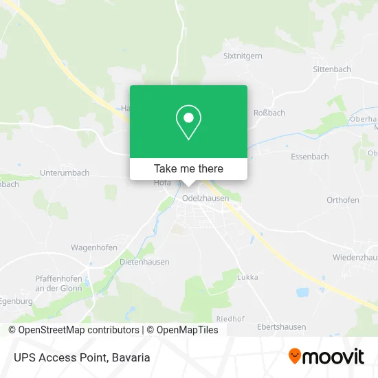 Ups Access Point map