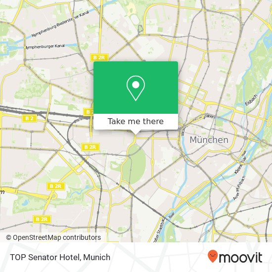 TOP Senator Hotel map