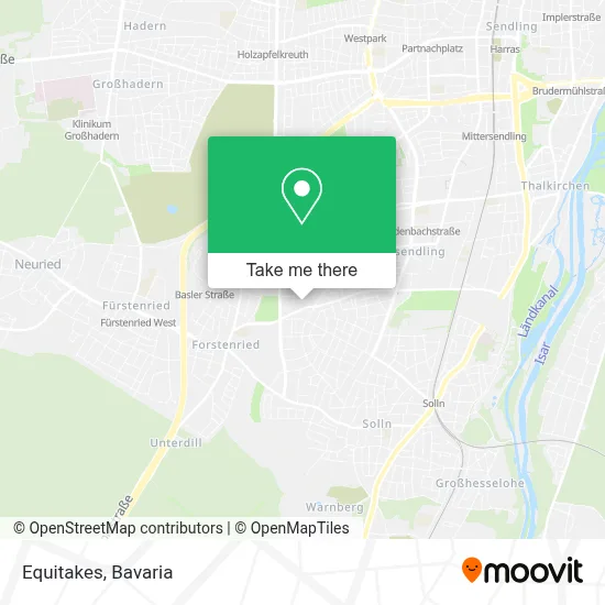 Equitakes map