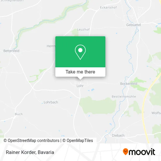 Rainer Korder map
