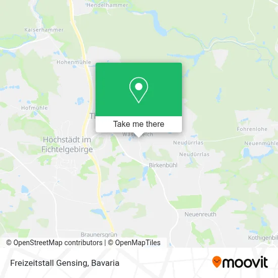 Freizeitstall Gensing map