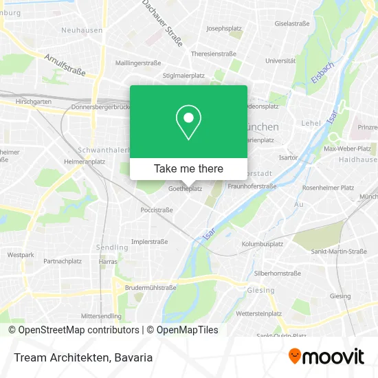 Tream Architekten map