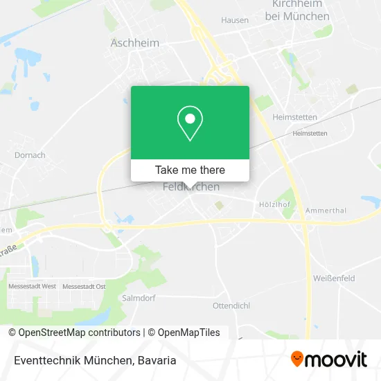 Eventtechnik München map